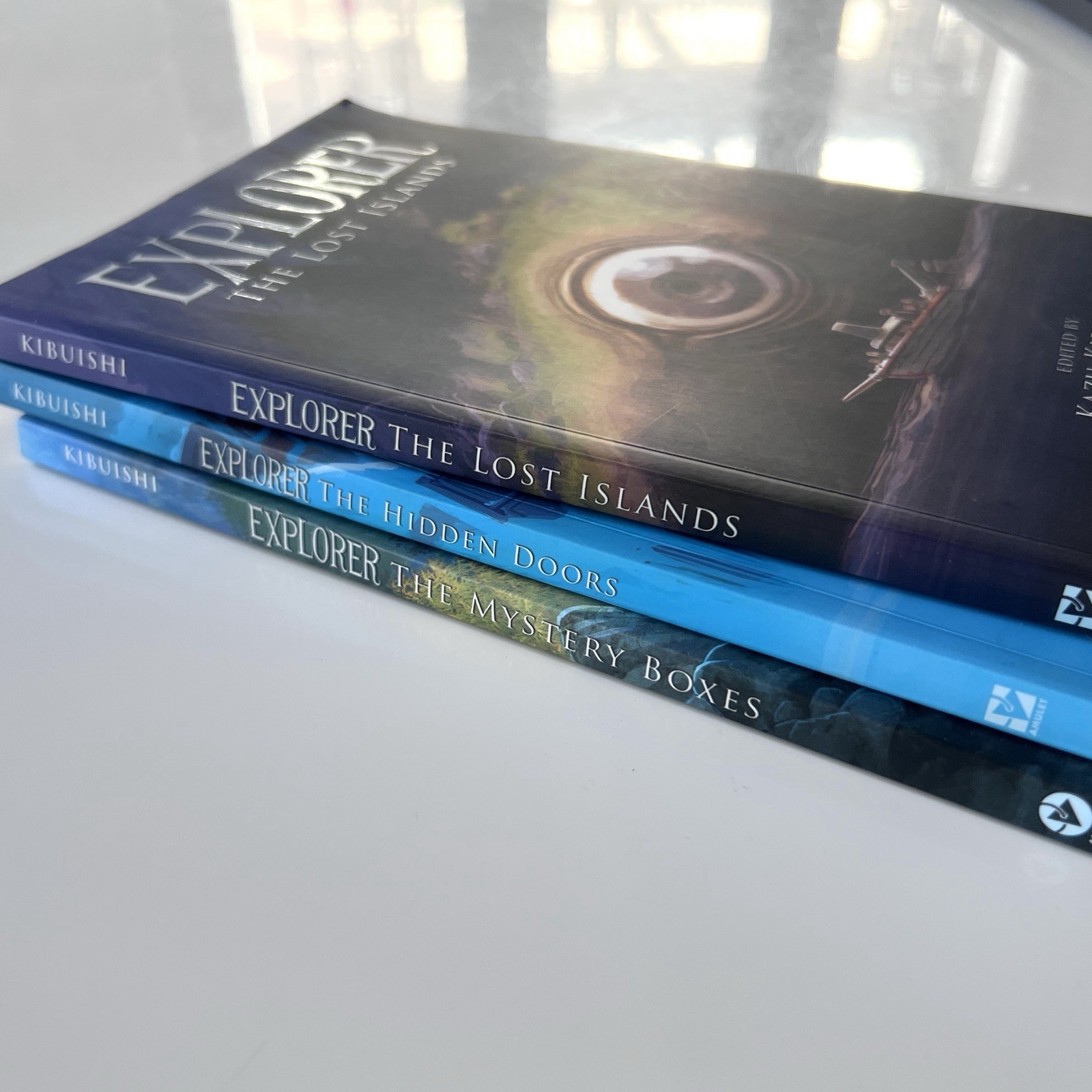 Explorer Graphic Novel Series Book Lot of 3 Kazu Kibuishi Comic Color Amulet