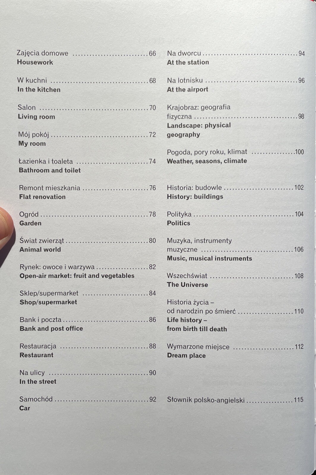 Illustrated English-Polish Dictionary by Jacek Lang (Slownik angielsko-polski)