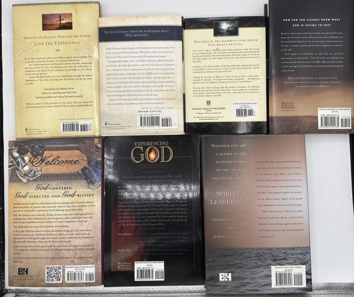 Lot of 7 by Henry, Tom & Richard Blackaby, Hardcover Books, B201