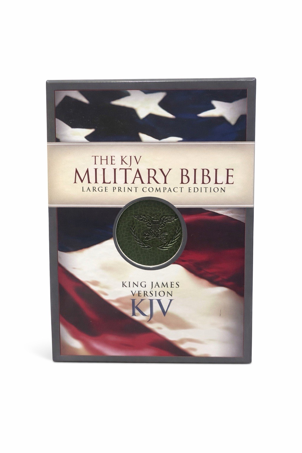 The King James Military Bible Lg Print Compact Simulated Leather Paperback Bible