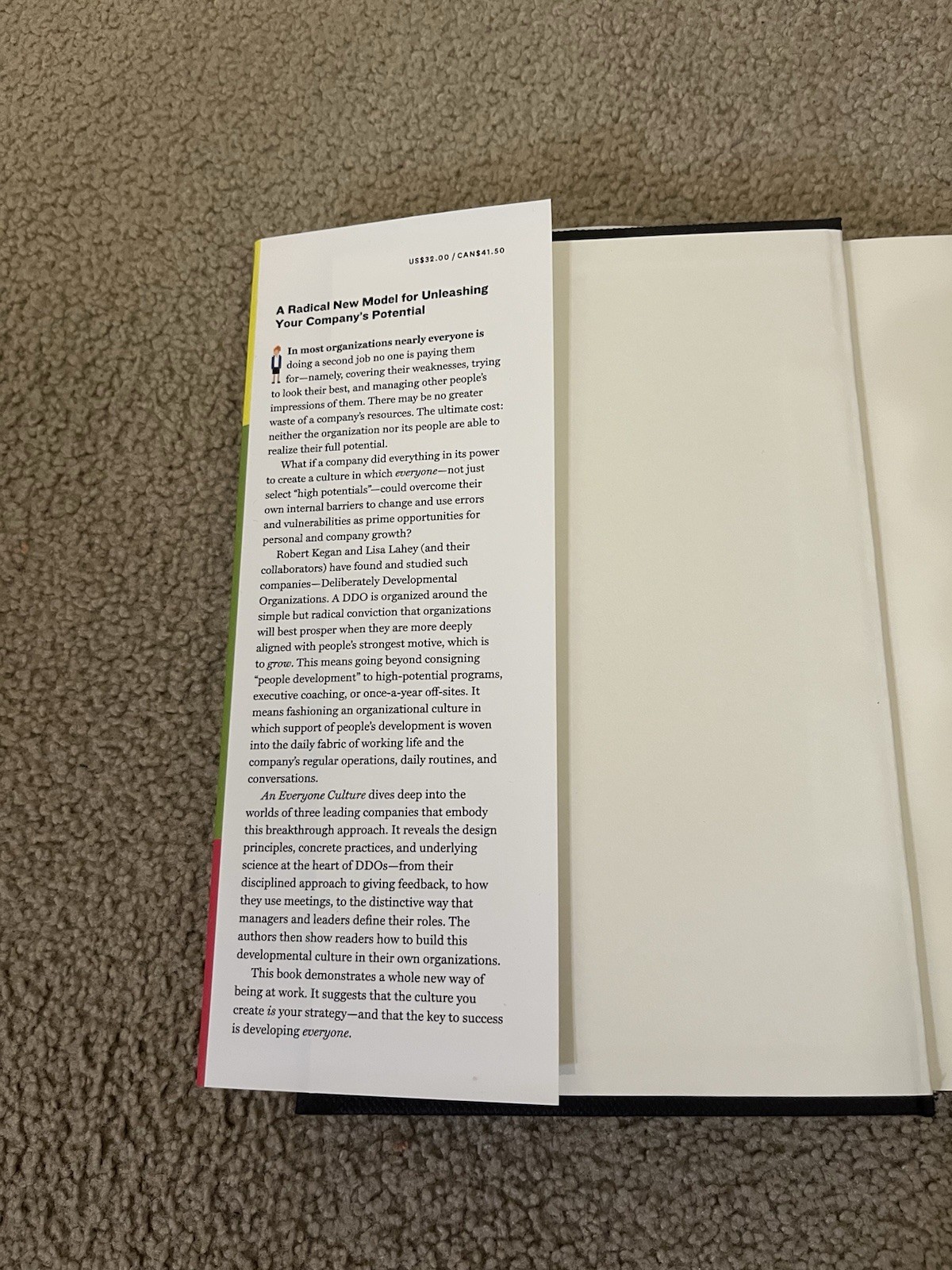 Everyone Culture:Becoming a Deliberately Developmental Organization (2016)