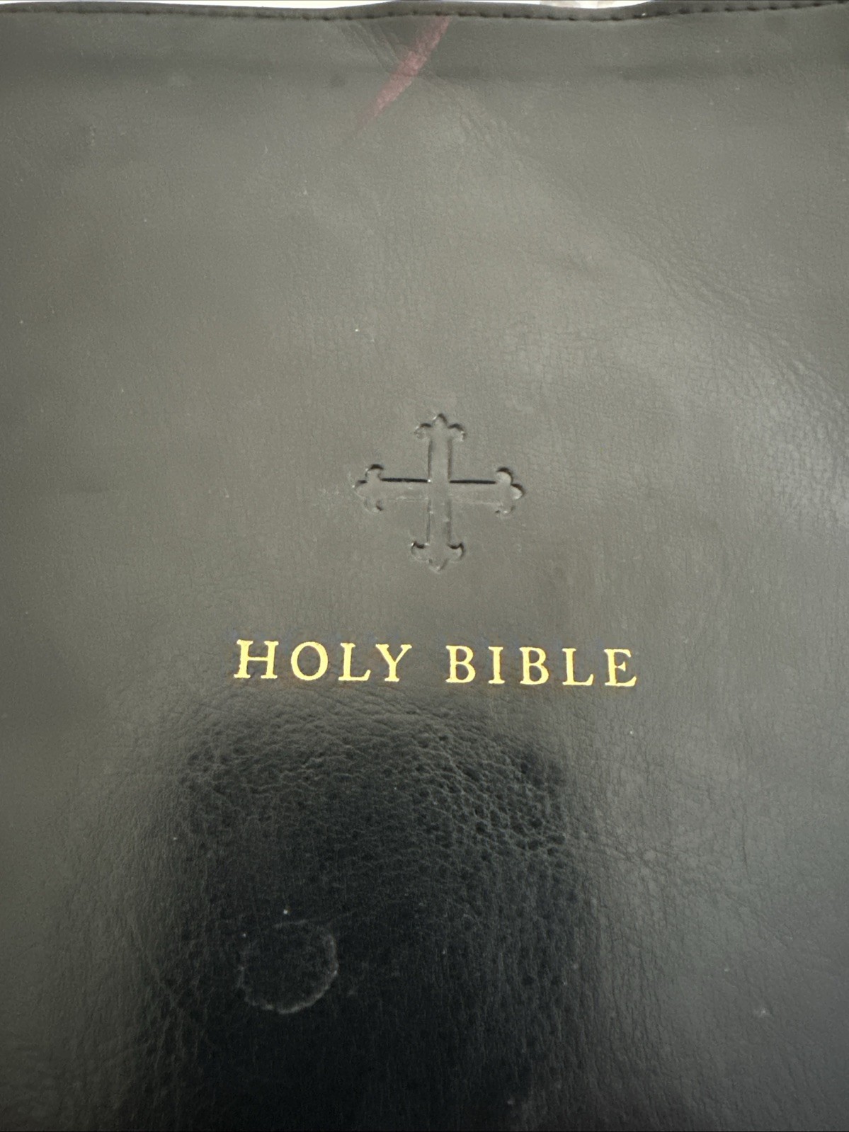 NRSV Large Print Imitation Leather by Catholic Bible Press Edition Black