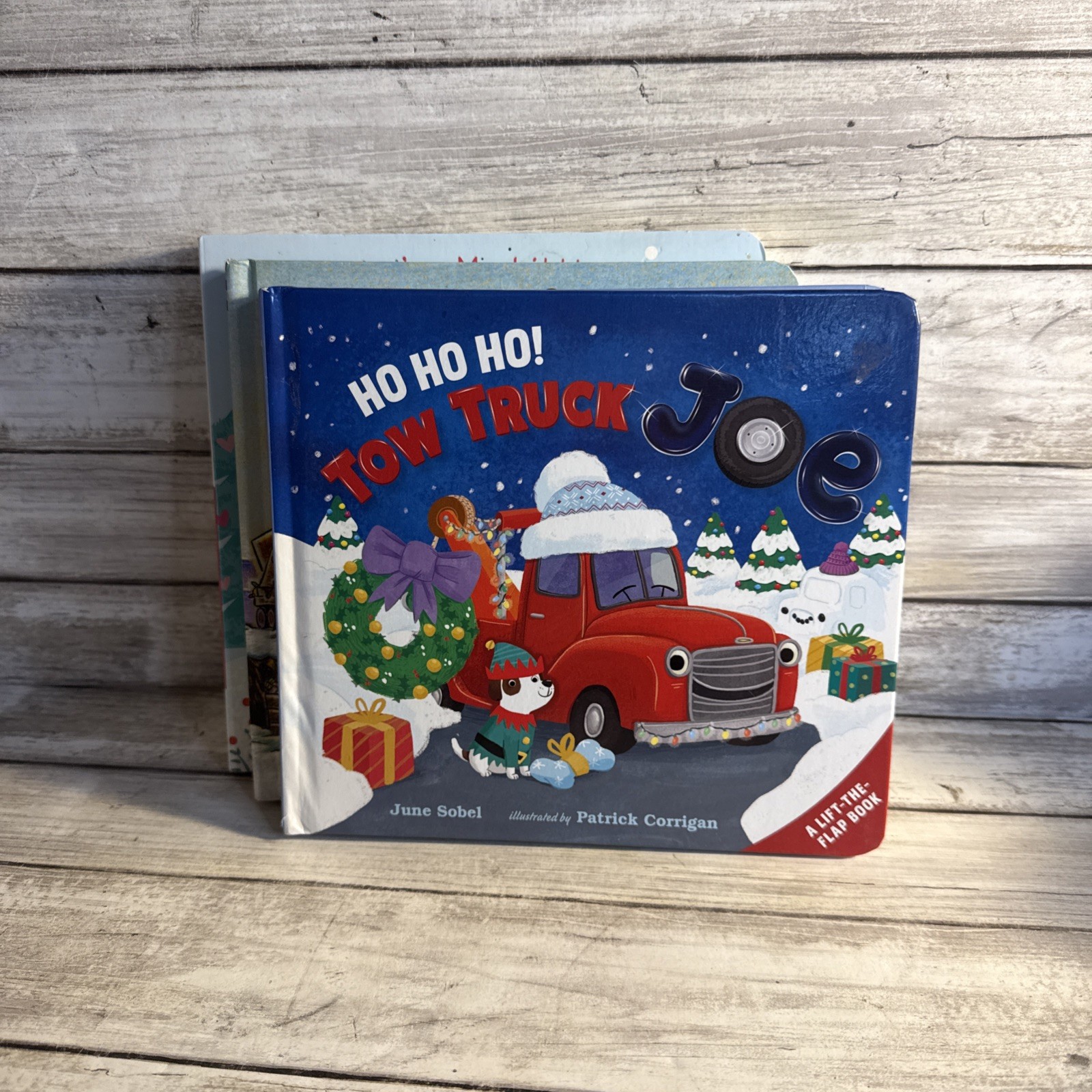 NEW! Lot Of 3 Christmas Touch Feel Experience Books Tow Truck Joe, + 2 More