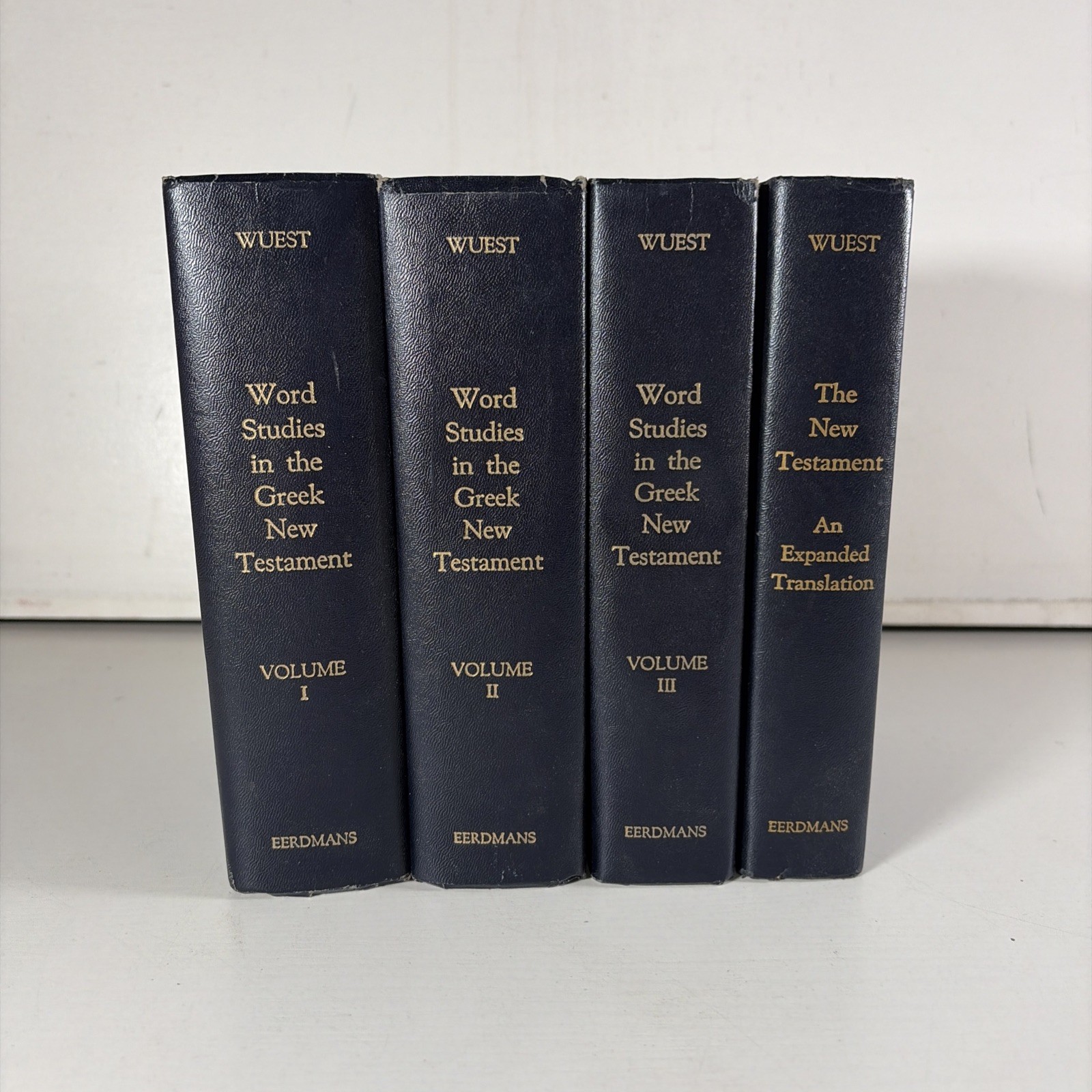 Word Studies in The Greek New Testament 4 Volume Set Kenneth S. Wuest Eerdmans