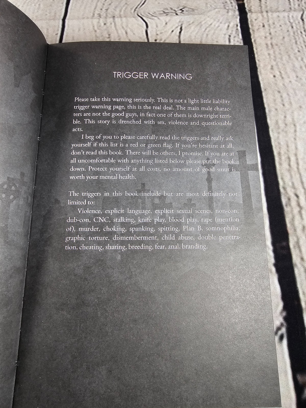 SIGNED Graves Katelyn Taylor Blackout Romance Exclusive Limited Edition Sprayed