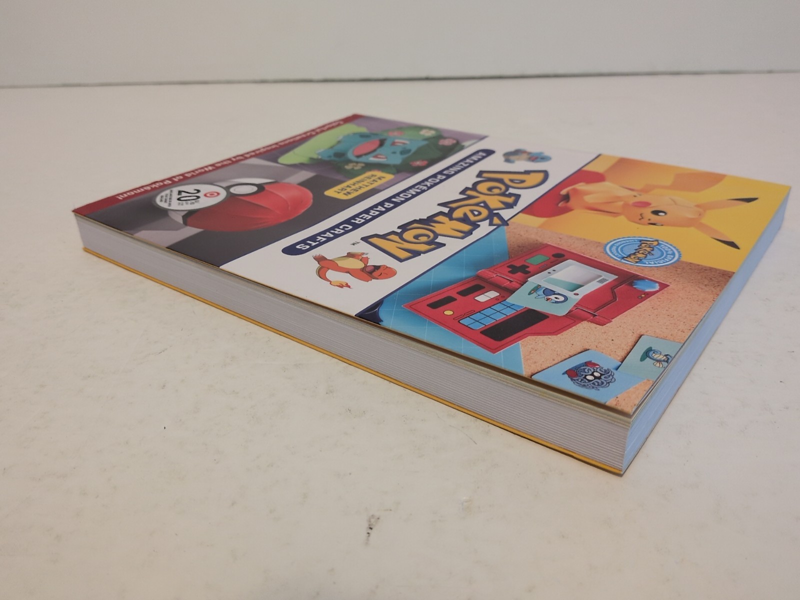 Pokemon Amazing Paper Crafts Paperback Book Matthew Reinhart Official Licensed