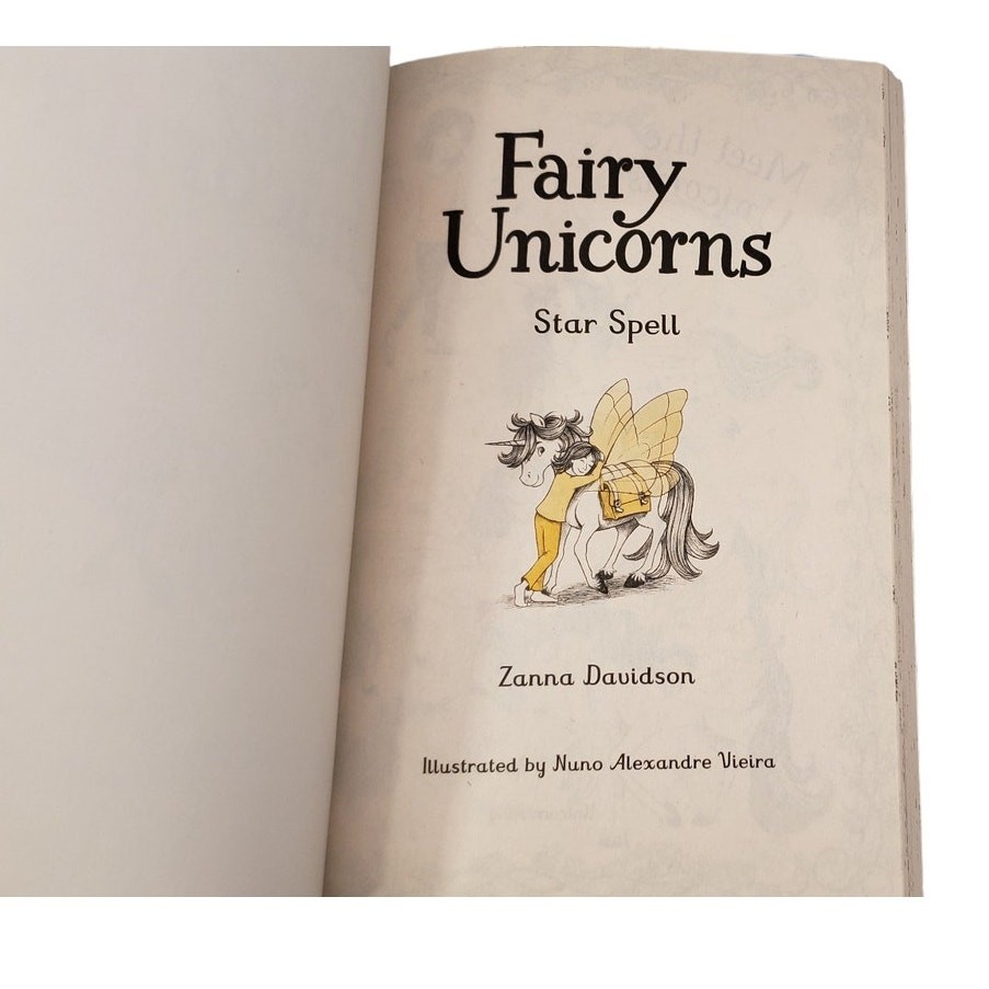 Fairy Unicorns Series Zanna Davidson Lot of 4 Books Used