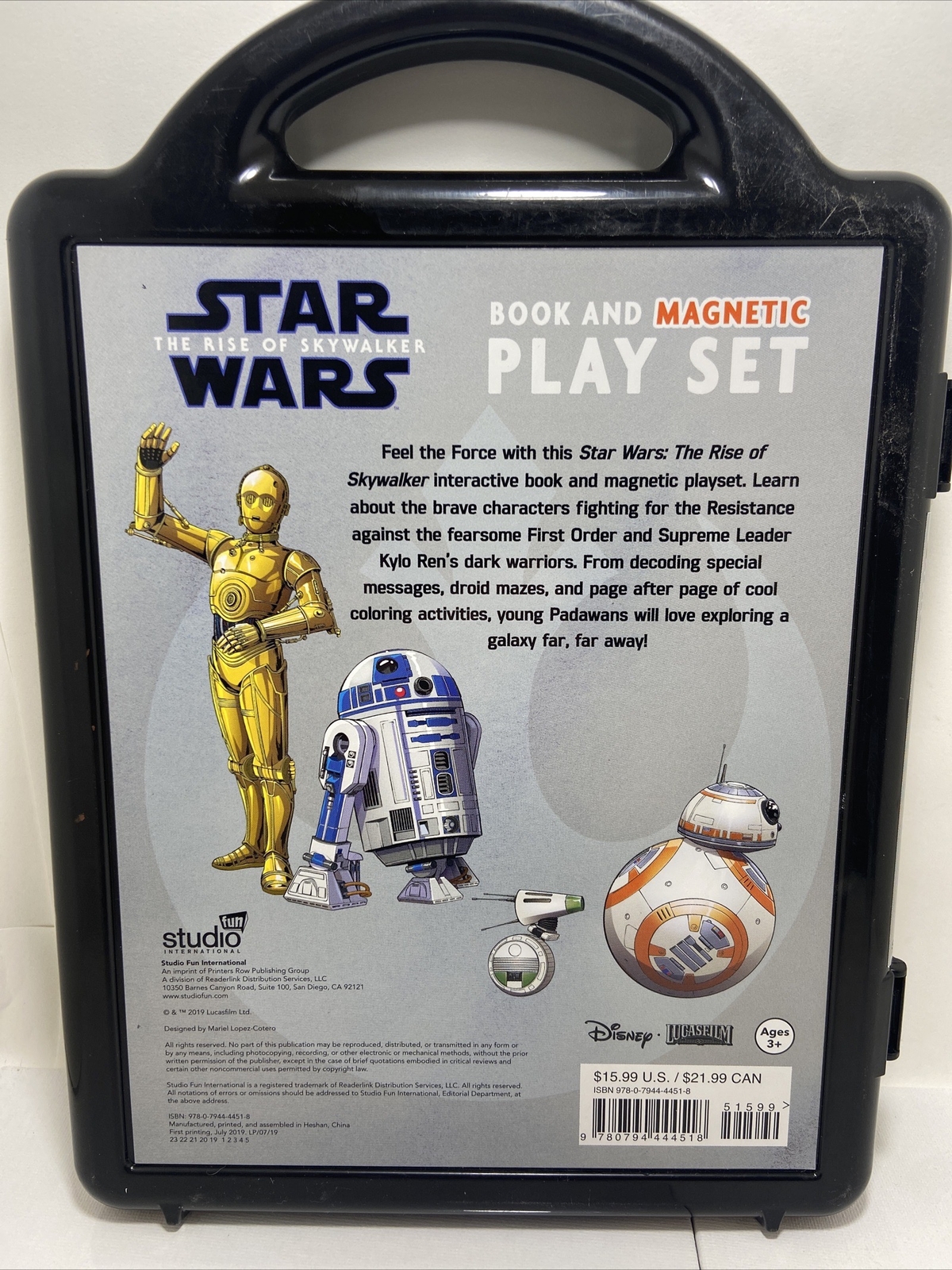 Magnetic Play Set Ser.: Star Wars: the Rise of Skywalker: Book and Magnetic Play