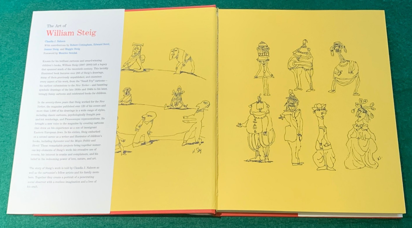 The Art of William Steig by Claudia J. Nahson SIGNED 1st/1st HC DJ 2007 Cartoons