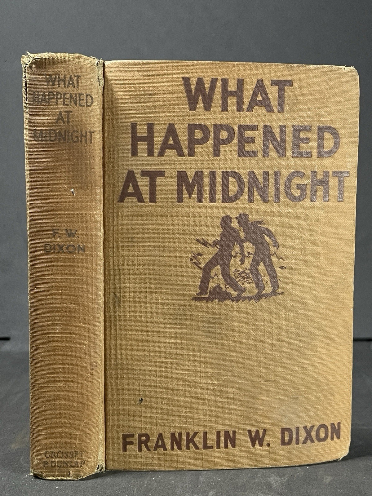 What Happened at Midnight by Franklin W. Dixon HC Hardy Boys Mystery Stories