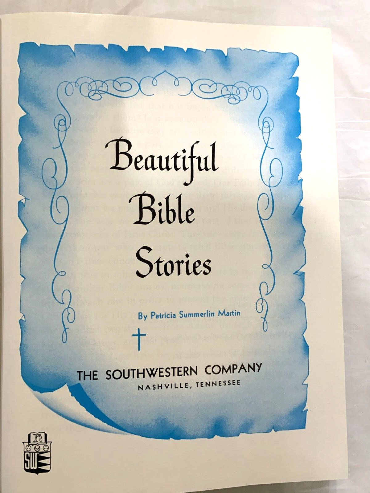 Beautiful Bible Stories 1964 by Patricia Summerlin Martin Hard Cover