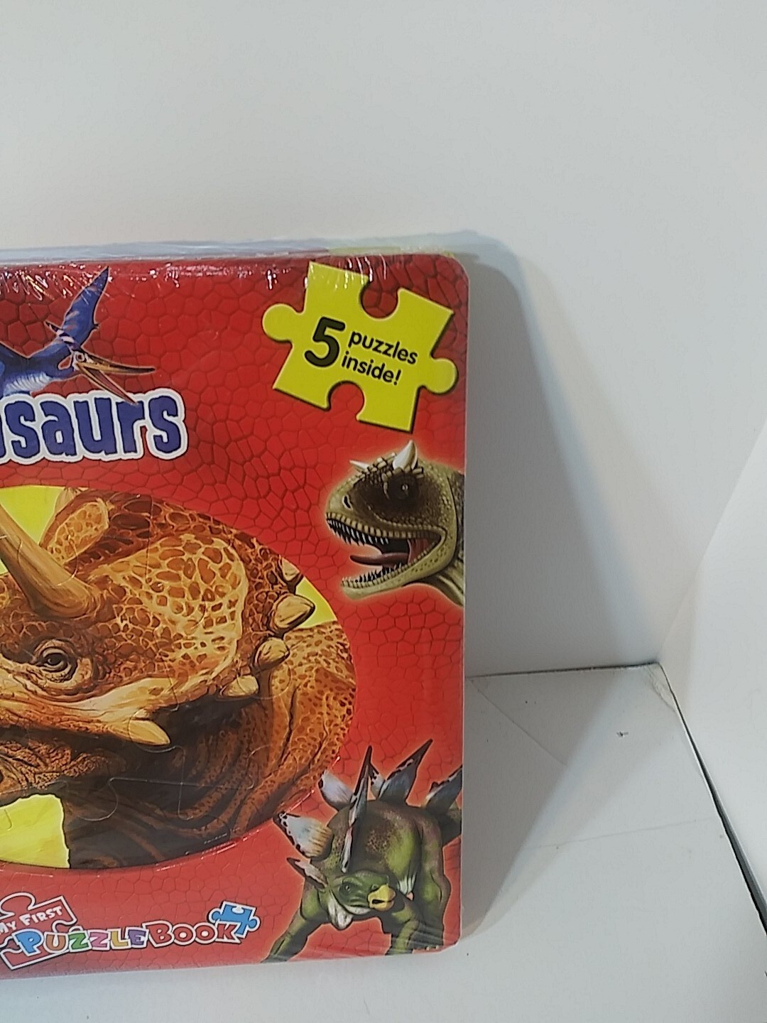 First Puzzle Book Dinosaurs 5 Puzzles Inside for 3+ Years Sealed
