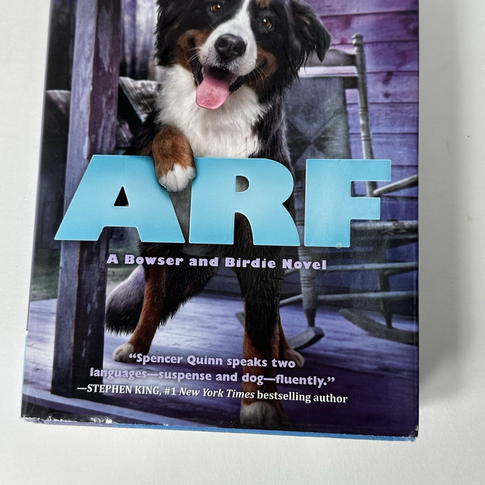 Bowser and Birdie Books, Lot of 3, Spencer Quinn, Woof, Arf, Bow Wow, Acceptable