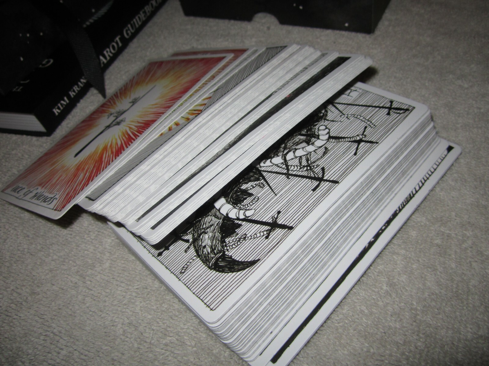 KIM KRANS THE WILD UNKNOWN TAROT – BOXED SET BOOK & 78 CARDS 1ST EDITION