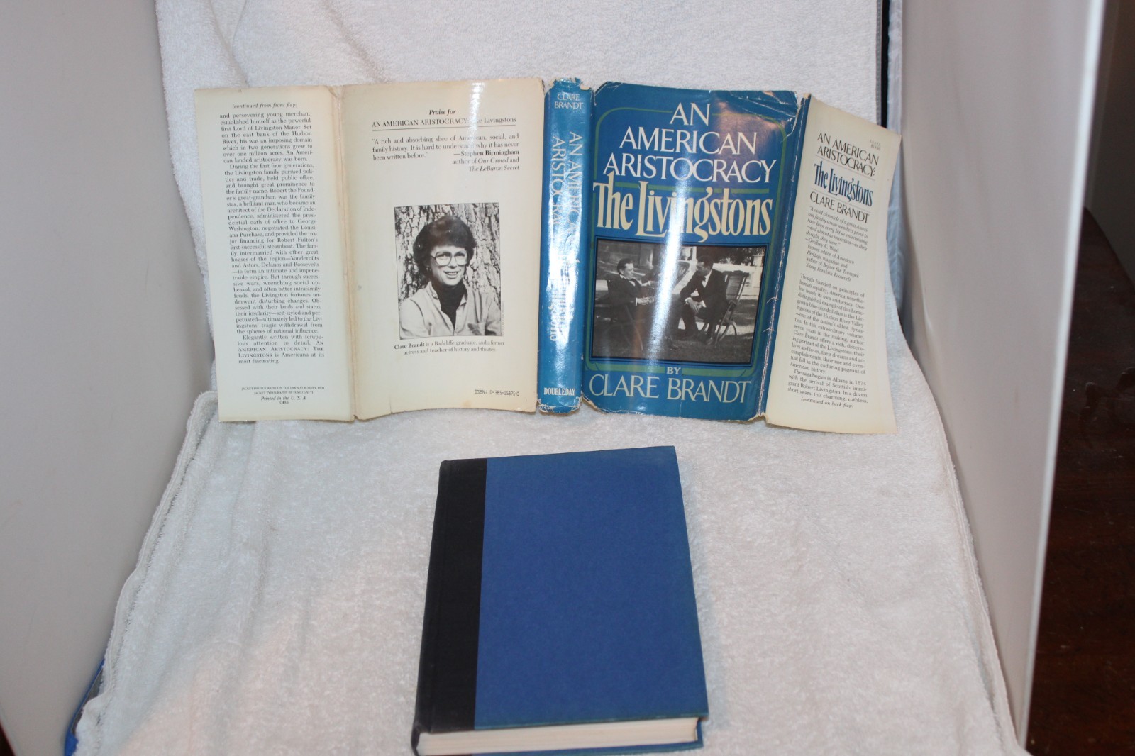 An American Aristocracy The Livingstons , HCDJ, Clare Brandt, First Ed.