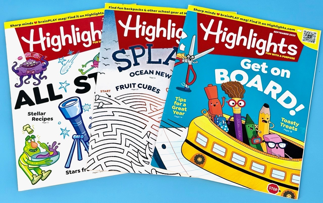 Highlights Magazine Kids Lot Of 12 – FULL YEAR 2023 Children Educational EUC