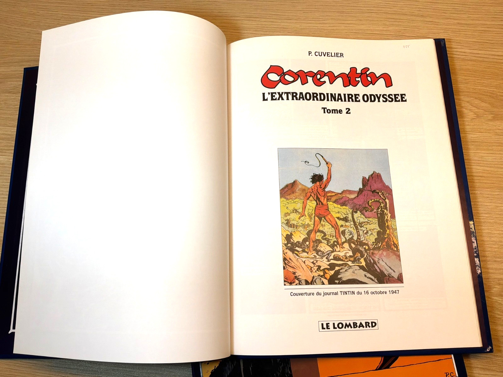 Corentin L’Extraordinaire Odyssée de Corentin 3-Book Set Vol. 1, 2,/ 3 French HC
