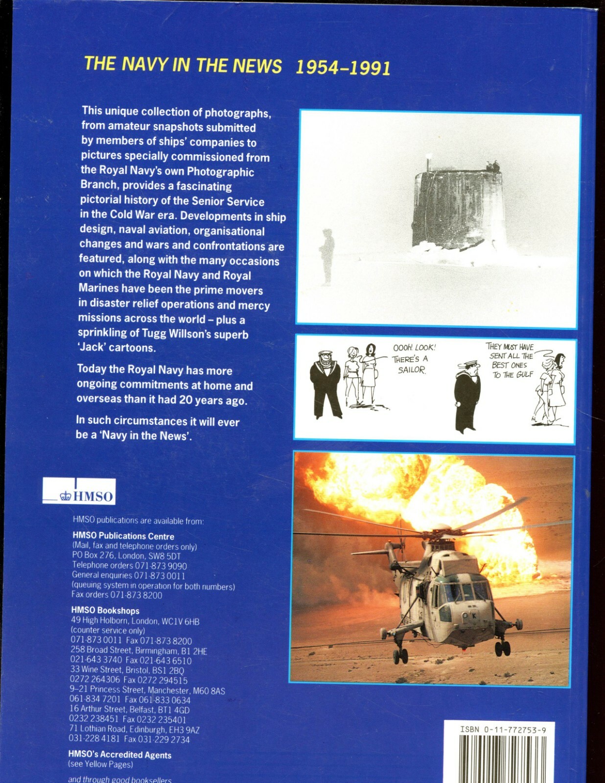 THE NAVY IN THE NEWS, 1954-91 Jim Allaway SB VG