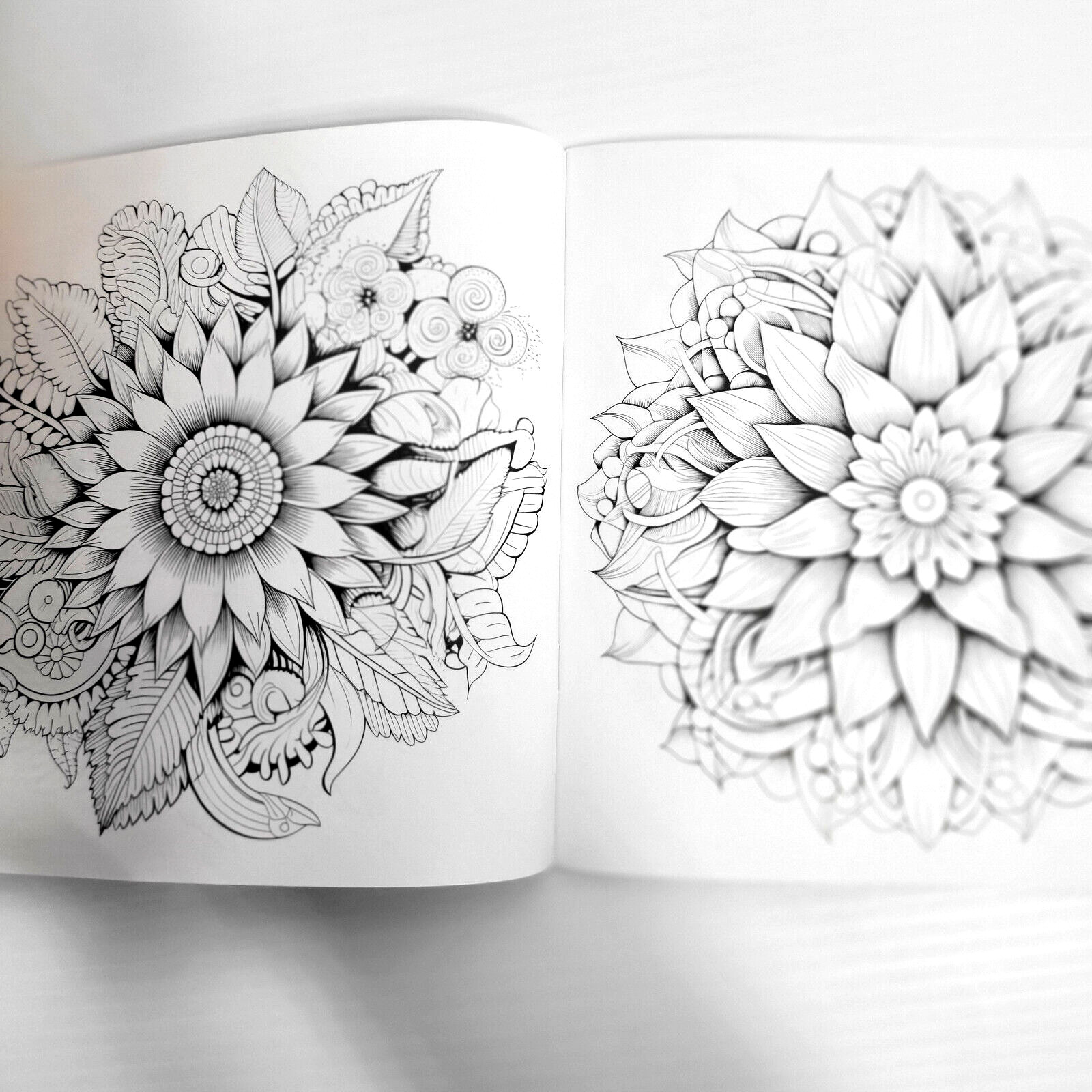 Mindful Mandala Adult Coloring Book 8″x8″ Paperback w/ 16 Pages of 32 Images