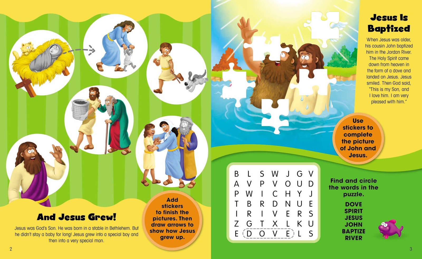 The Beginner’s Bible All About Jesus Sticker and Activity Book