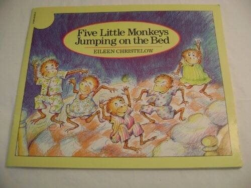 Five Little Monkeys Jumping on the Bed – Paperback By Christelow, Eileen – GOOD