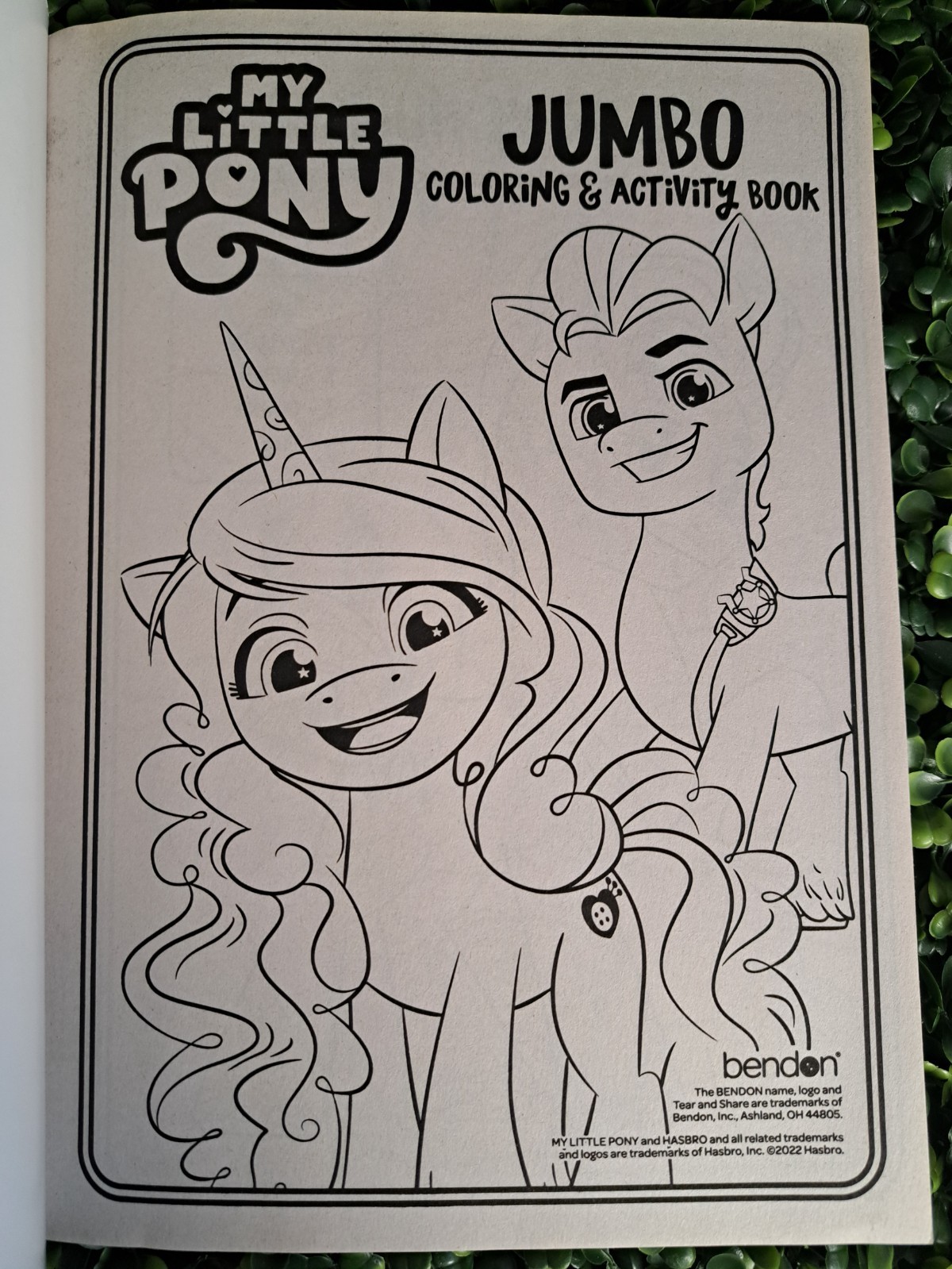 My Little Pony Jumbo Coloring &Activity Book 2022 With Door Hanger Brand New