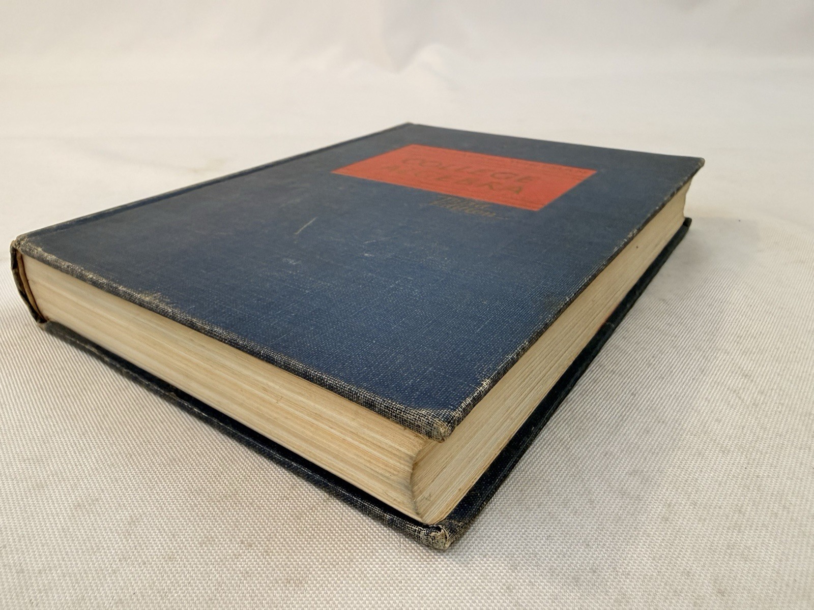 Rosenbach & Whitman College Algebra Third Edition Hardcover 1949 Fast Ship!!!