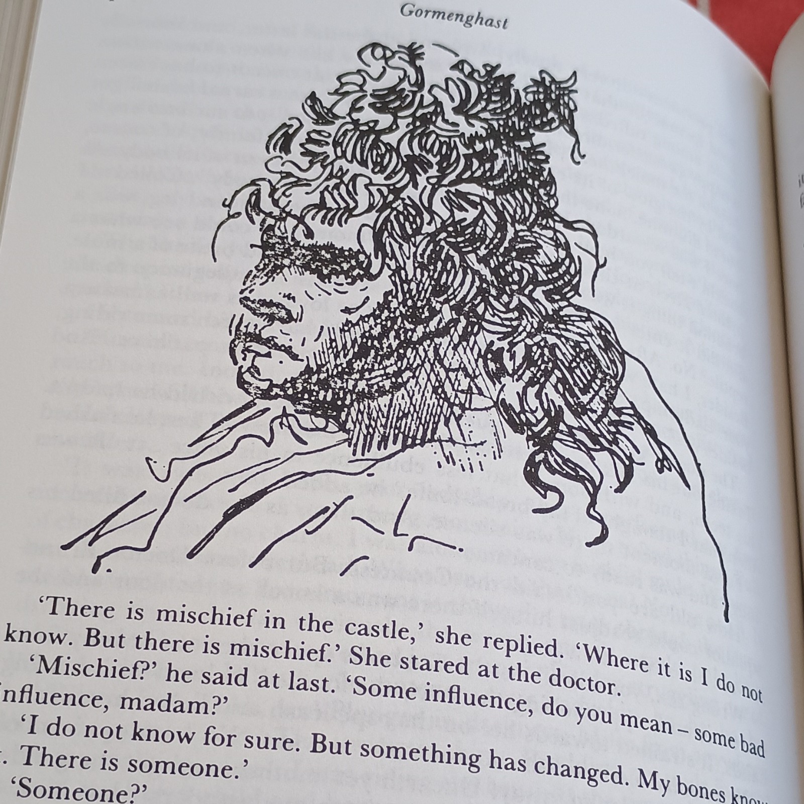 Mervyn Peake The Gormenghast Trilogy Hardcover Fantasy Overlook Press 1988 DJ