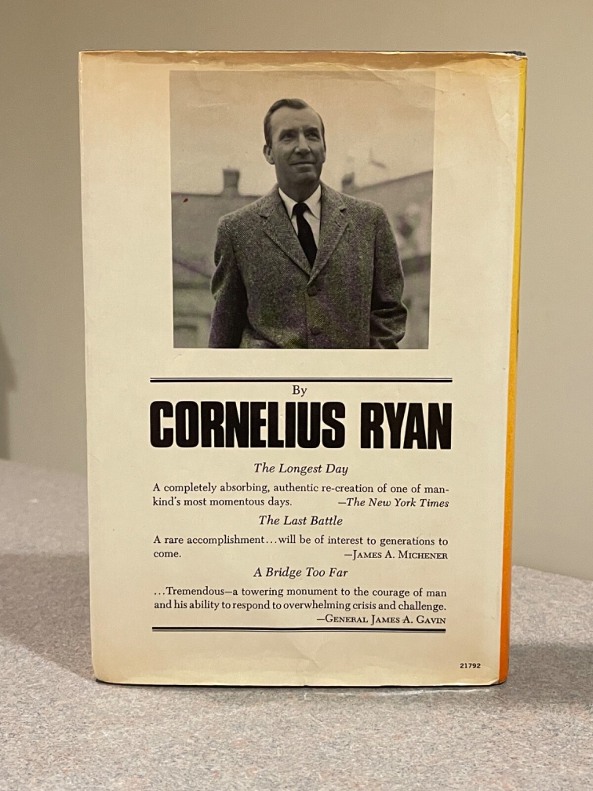 A Bridge Too Far by Cornelius Ryan (1974 First Edition, 4th Printing Hardcover)