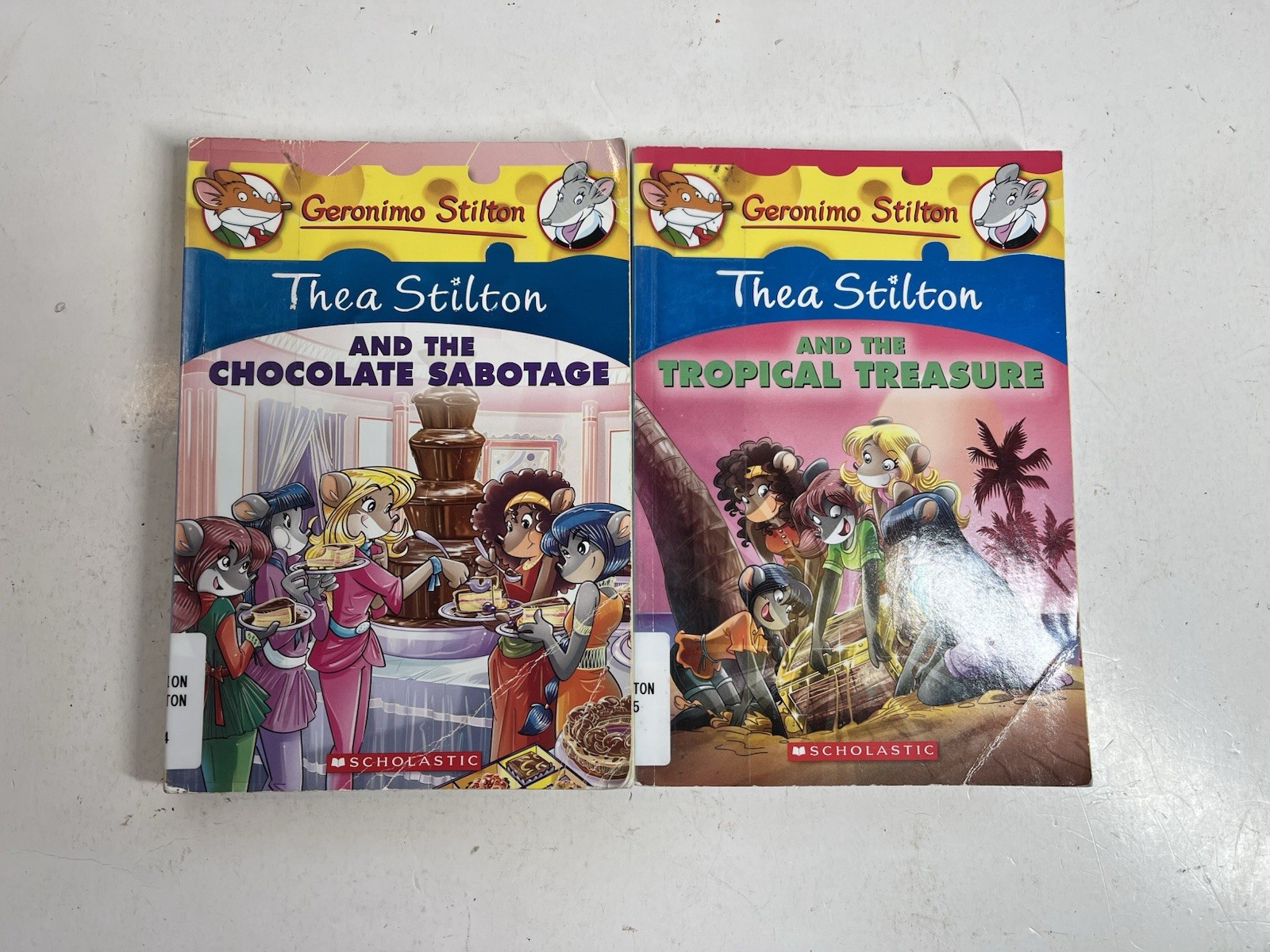 Thea Stilton Illustrated Paperback Book Lot Of 12 Scholastic Ex-Library Geronimo