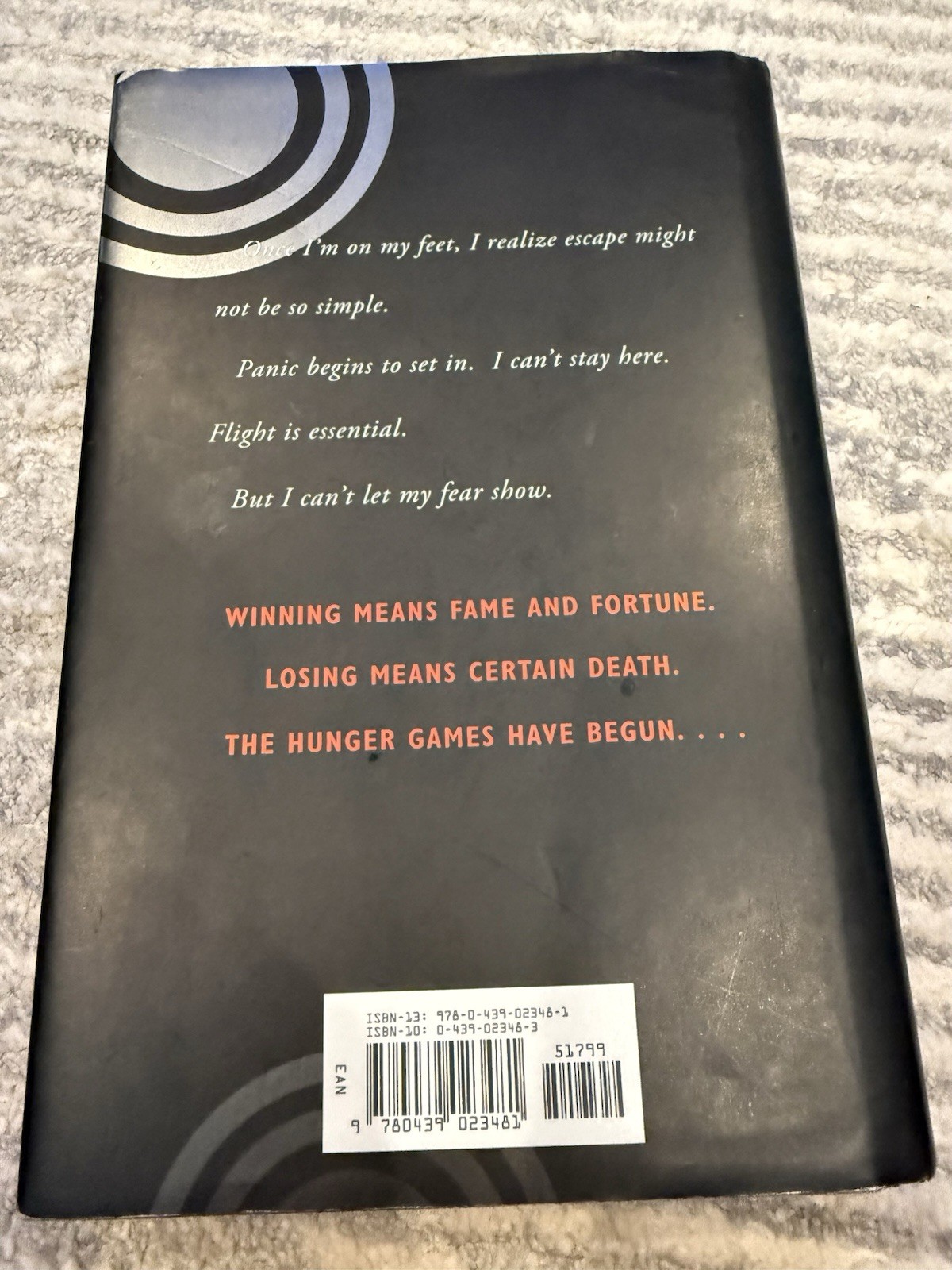 Hunger Games Suzanne Collins, Hardcover Book