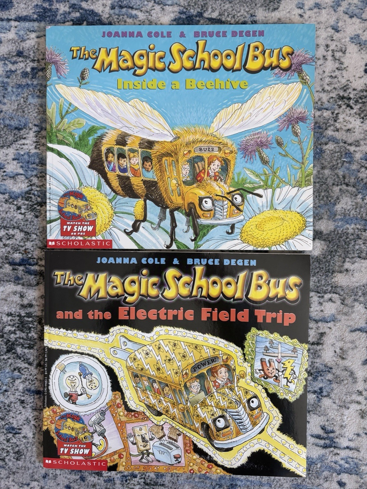 Magic School Bus Vintage Science Books Joanna Cole Bruce Degen PBS Lot of 24