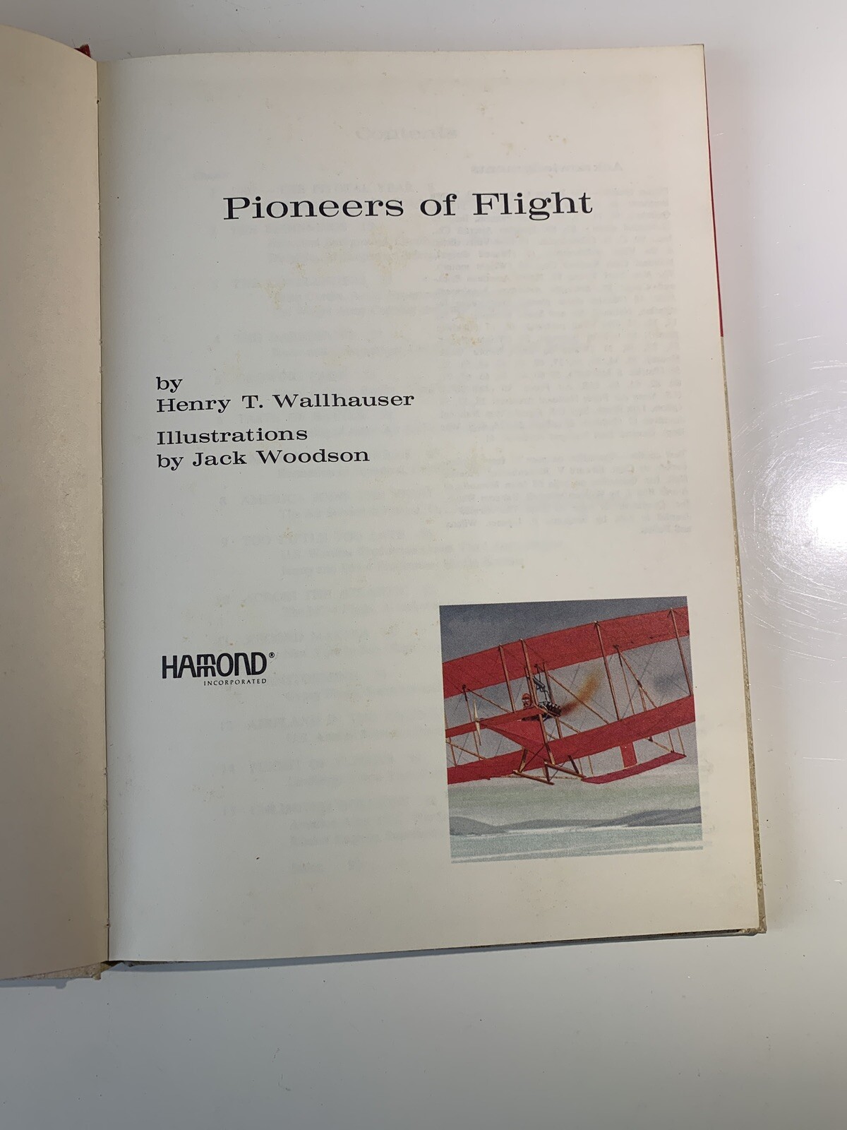 Pioneers Of Flight Henry T. Wallauser Book aircraft airplane Plane Air 1.25 AGBR