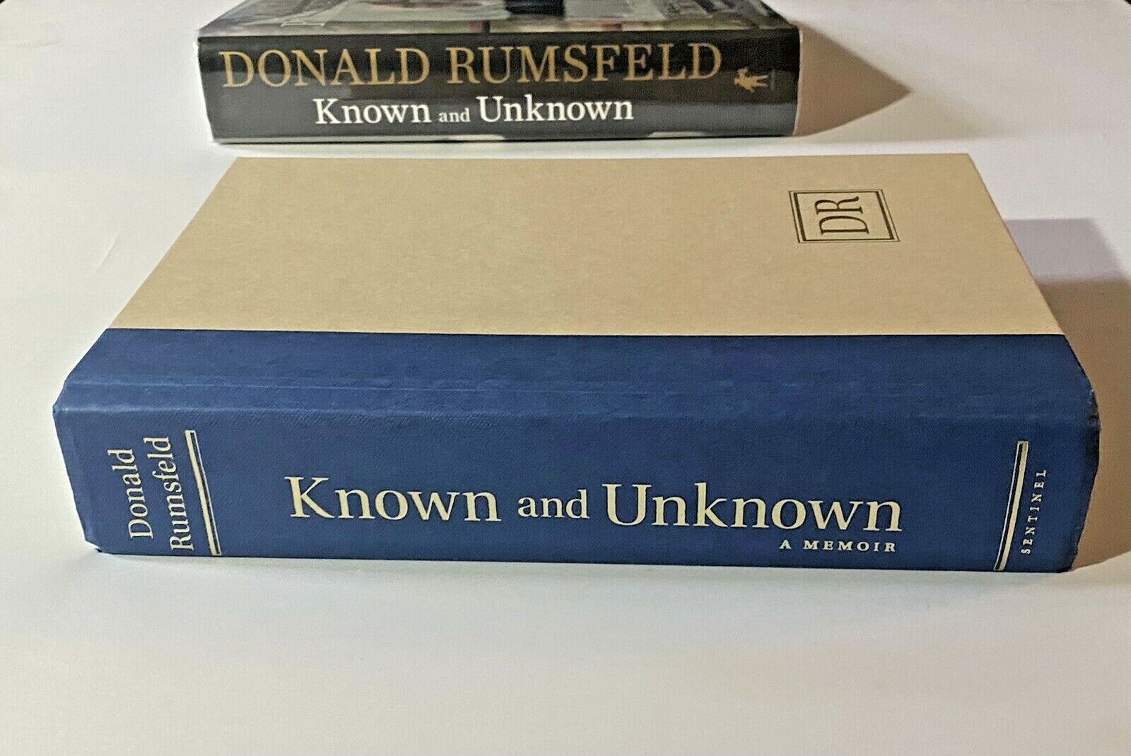 Donald Rumsfeld JSA COA Authenticated SIGNED Memoir – Autograph