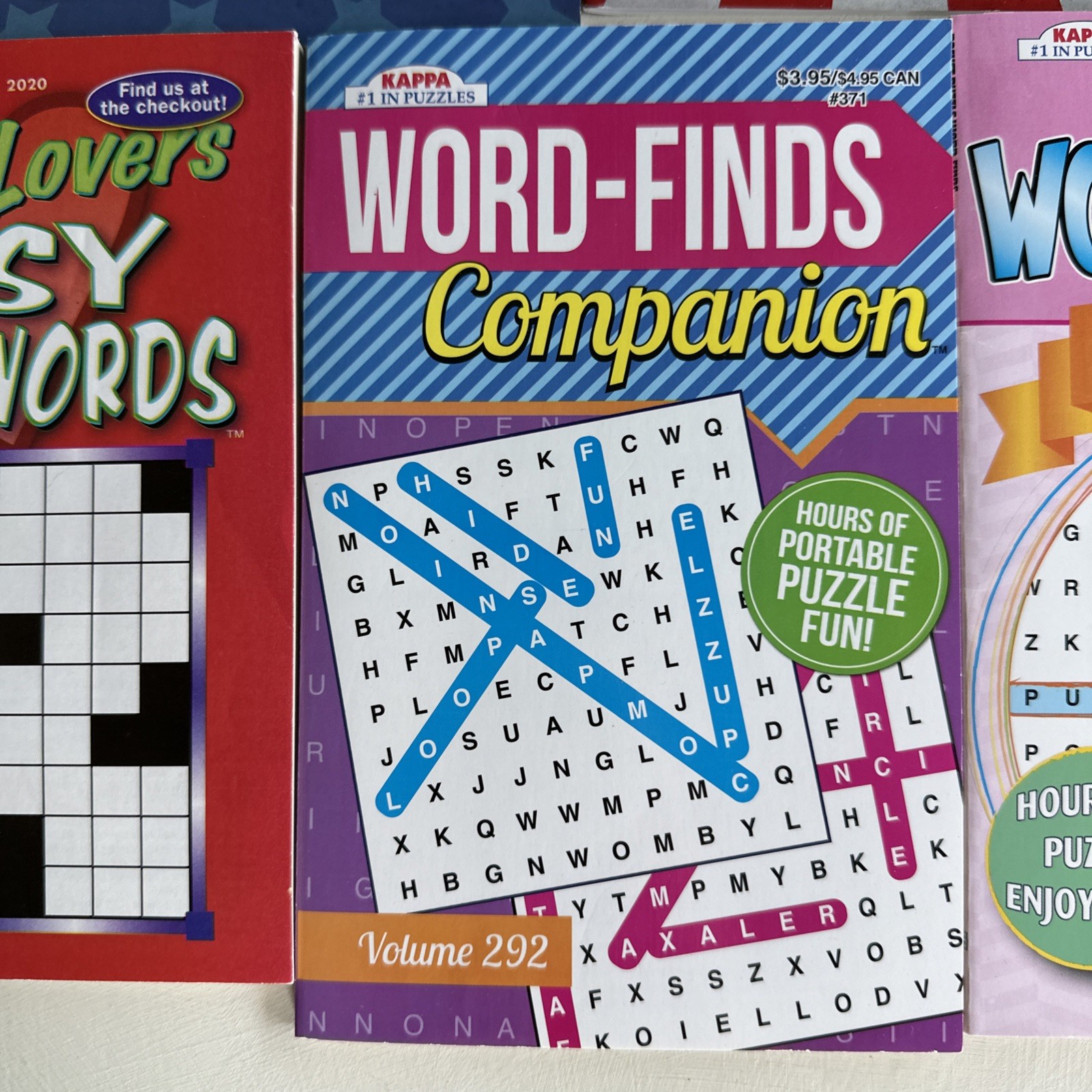 Lot of 10 Variety Puzzle Books – Crosswords, Word Find, Etc. – Dell, Kappa