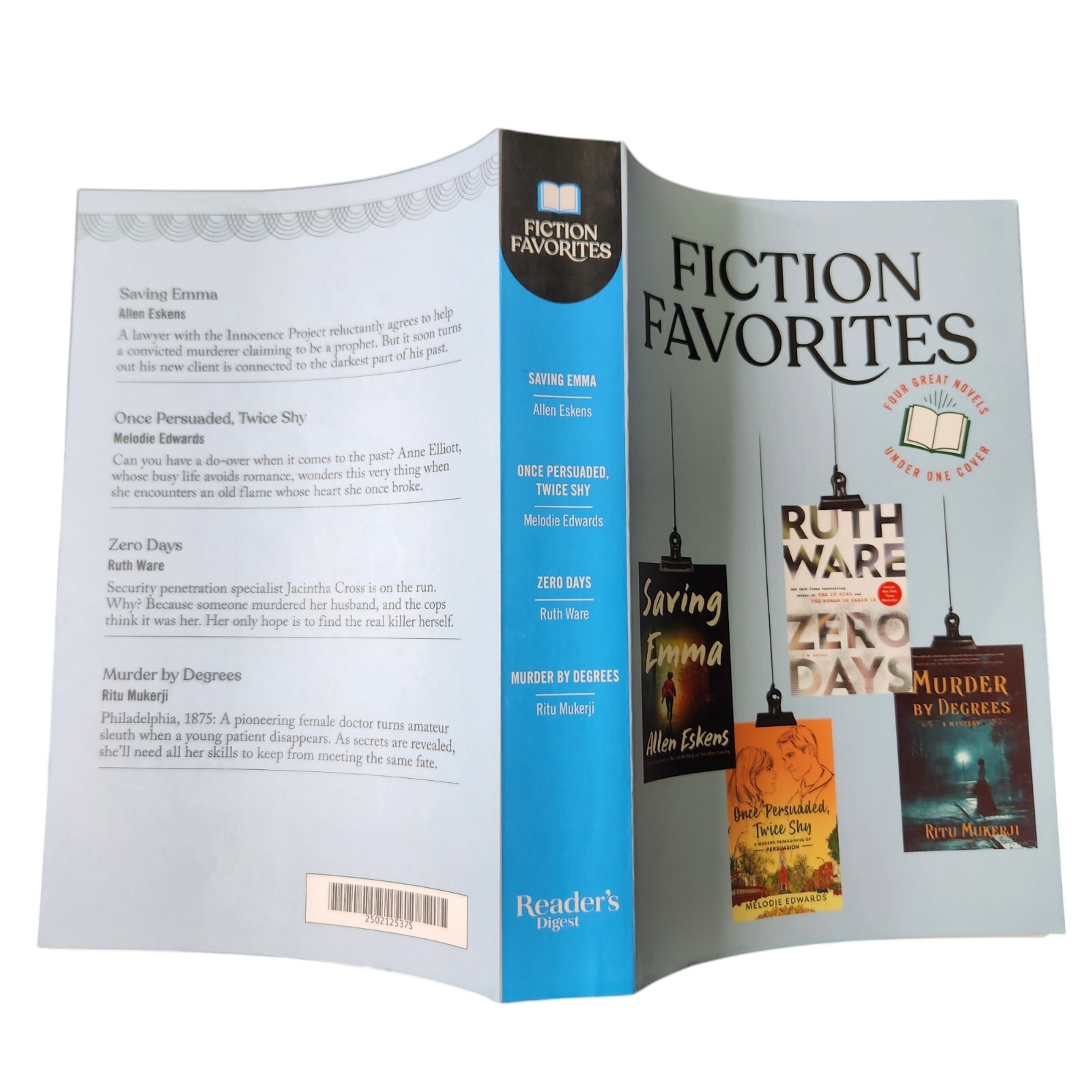 Reader’s Digest Fiction Favorites Paperback 2024 Volume 399 Four Great Novels