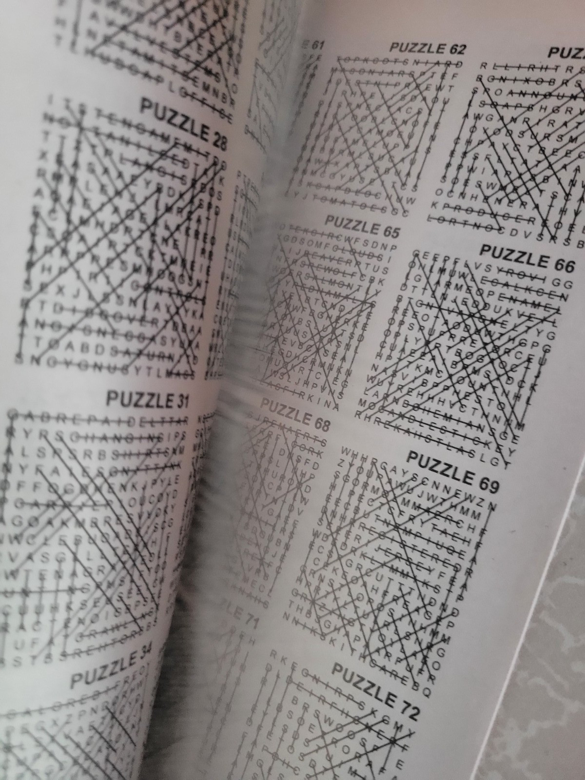 Kappa Word Seek Puzzles- Lot of 2-Extra Large & Blue Ribbon-For The Whole Family