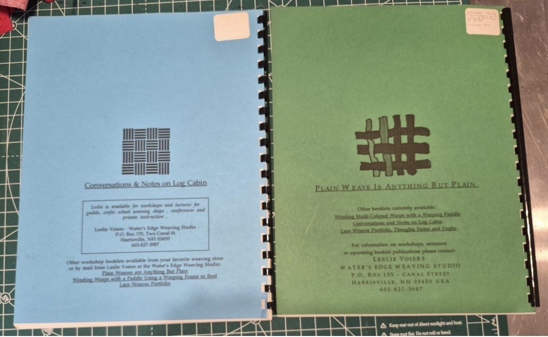 THREE Weaving Books – Art of Weaving, Log Cabin, Plain Weave B3