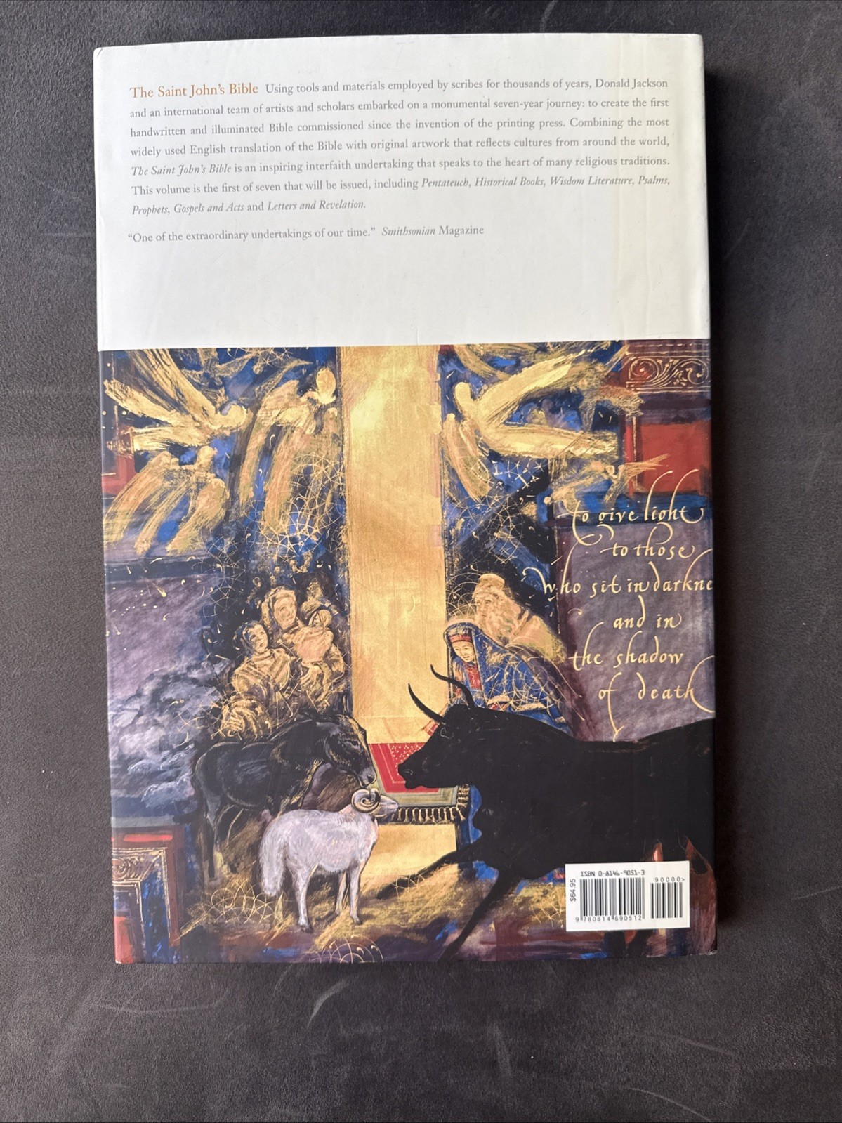 The Saint John’s Bible Gospels and Acts by Donald Jackson Hardcover 2005