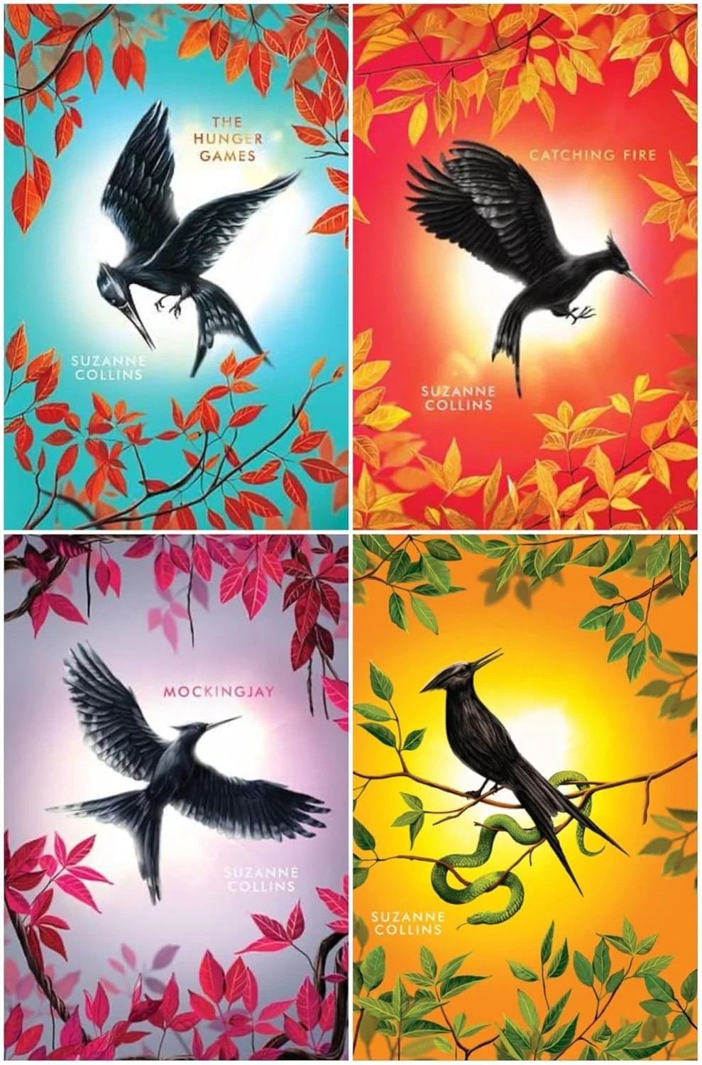 Hunger Games Deluxe Edition with Stenciled Edges 4 books Boxset Paperback