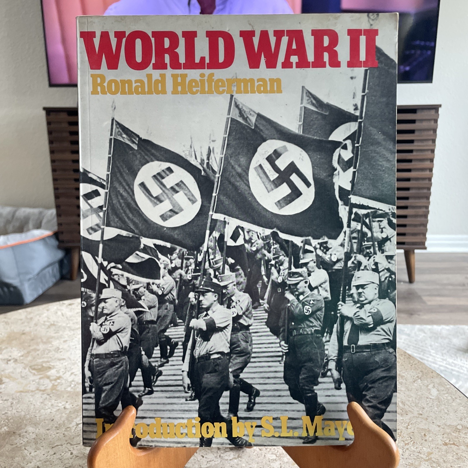 Vintage “World War II Oversized Book By Ronald Heiferman