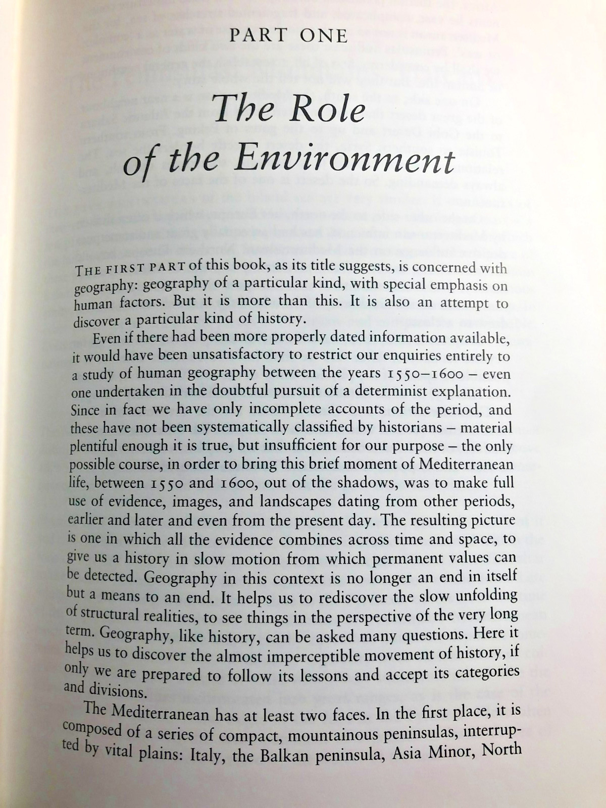 RARE! THE MEDITERRANEAN & THE MEDITERRANEAN WORLD IN THE AGE By Fernand Braudel