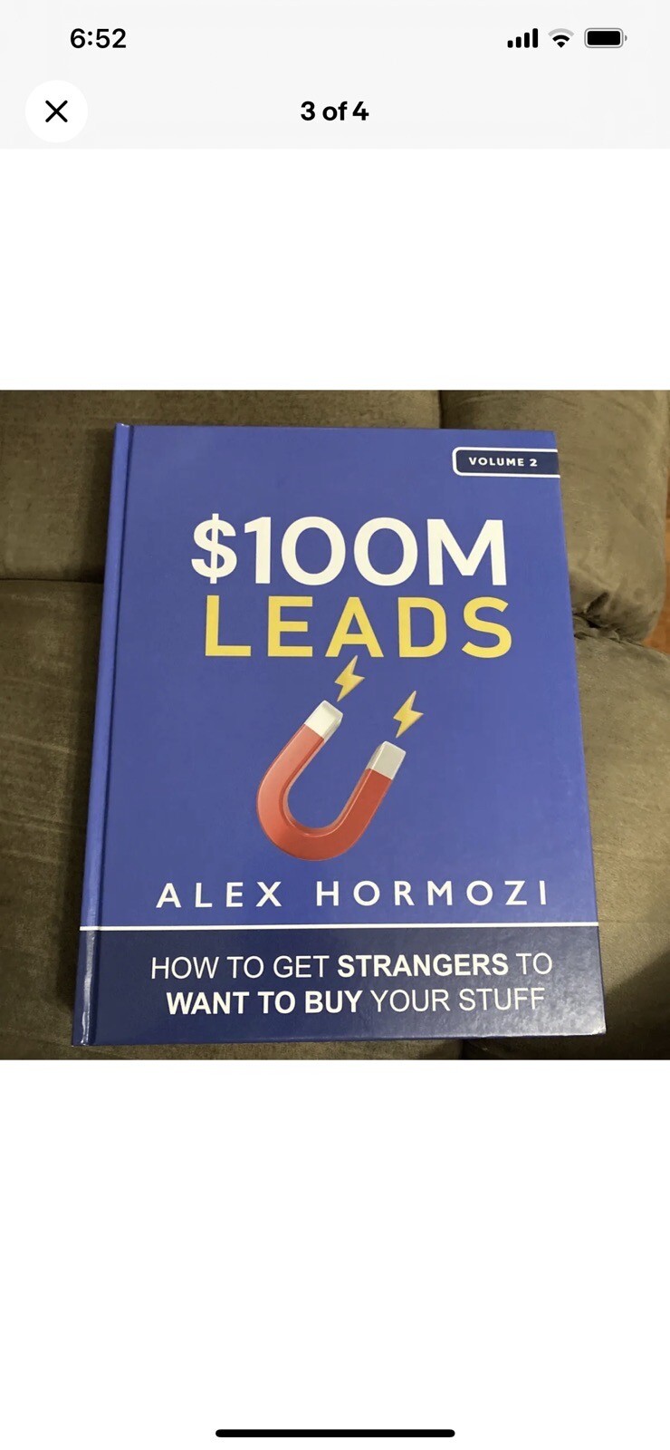 HARDBACK COLLECTORS EDITION Alex Hormozi $100M One Hundred Million Dollar LEADS