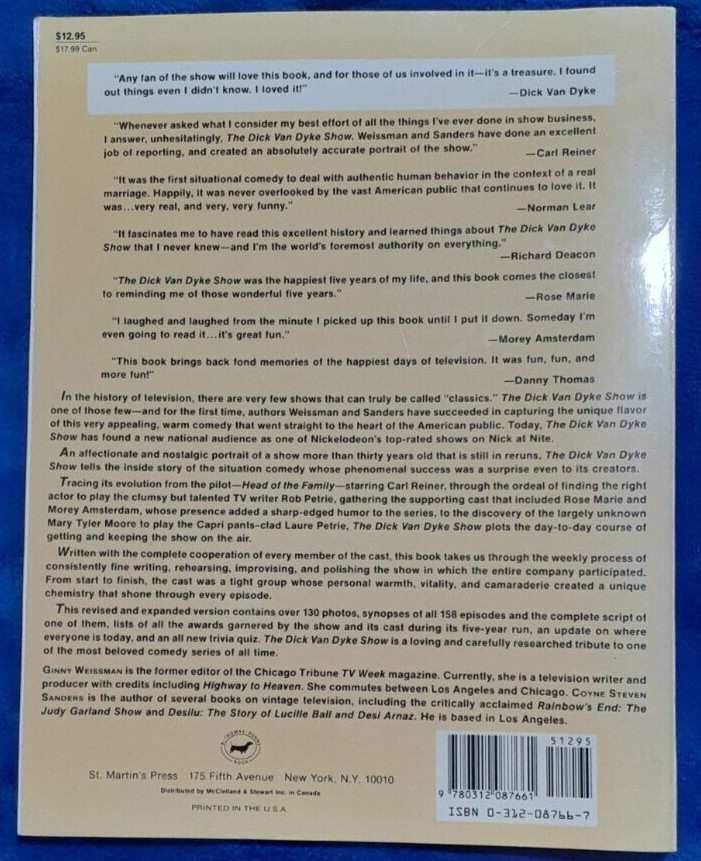 The Dick Van Dyke show Paperback Book