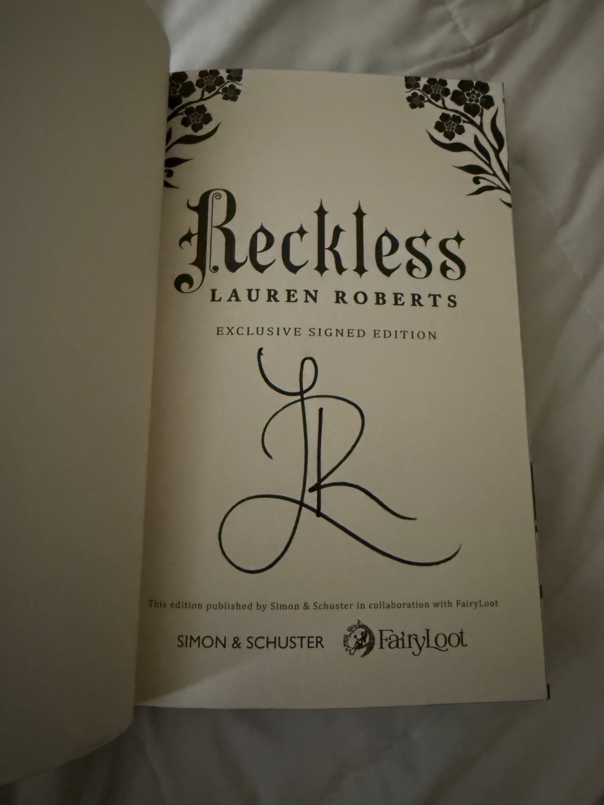 Powerless, Powerful, and Reckless – Fairyloot Signed Exclusive Editions