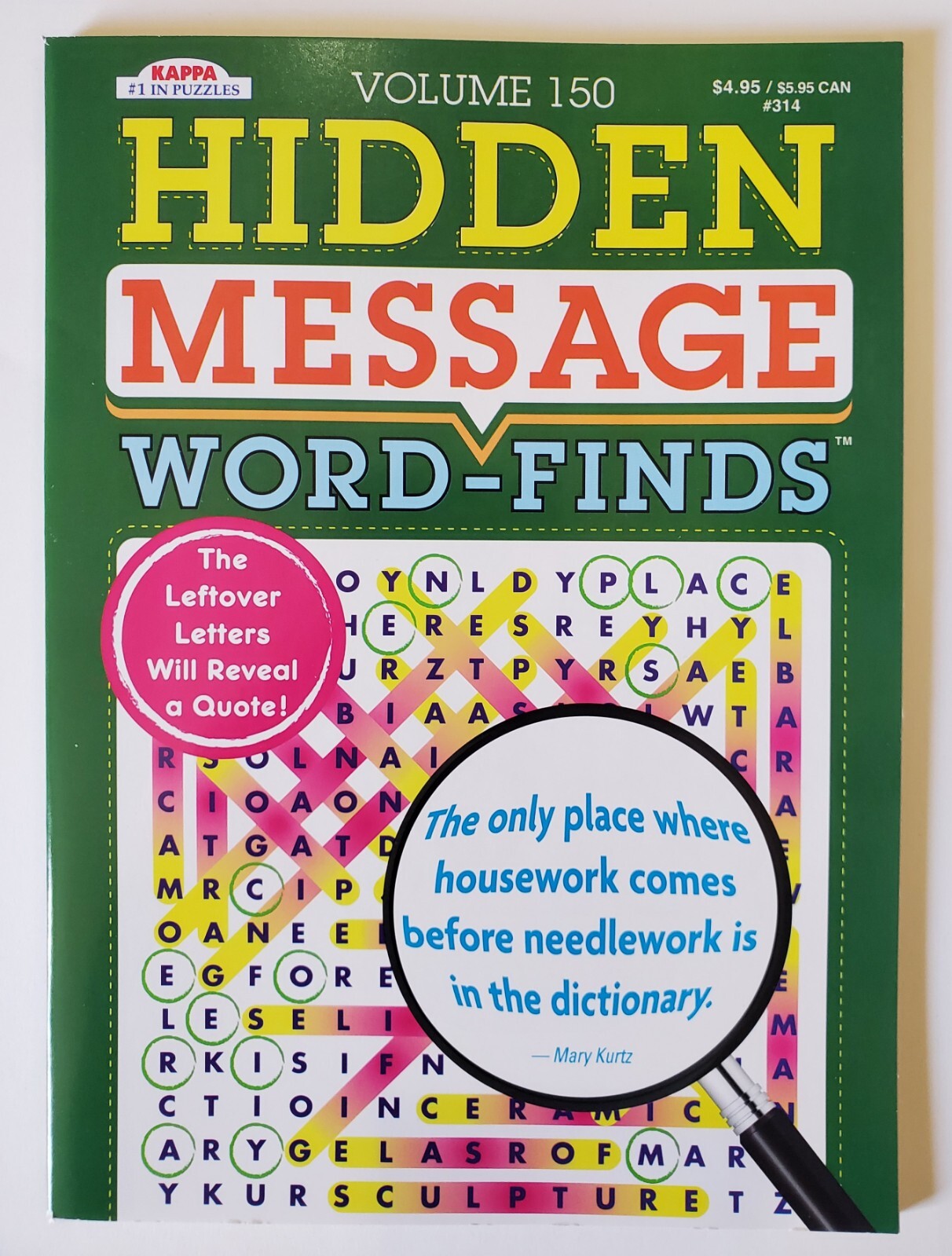 Hidden Message Word-Finds Puzzle Books Kappa Games,Search,Hunt~Pick up to 15Vols