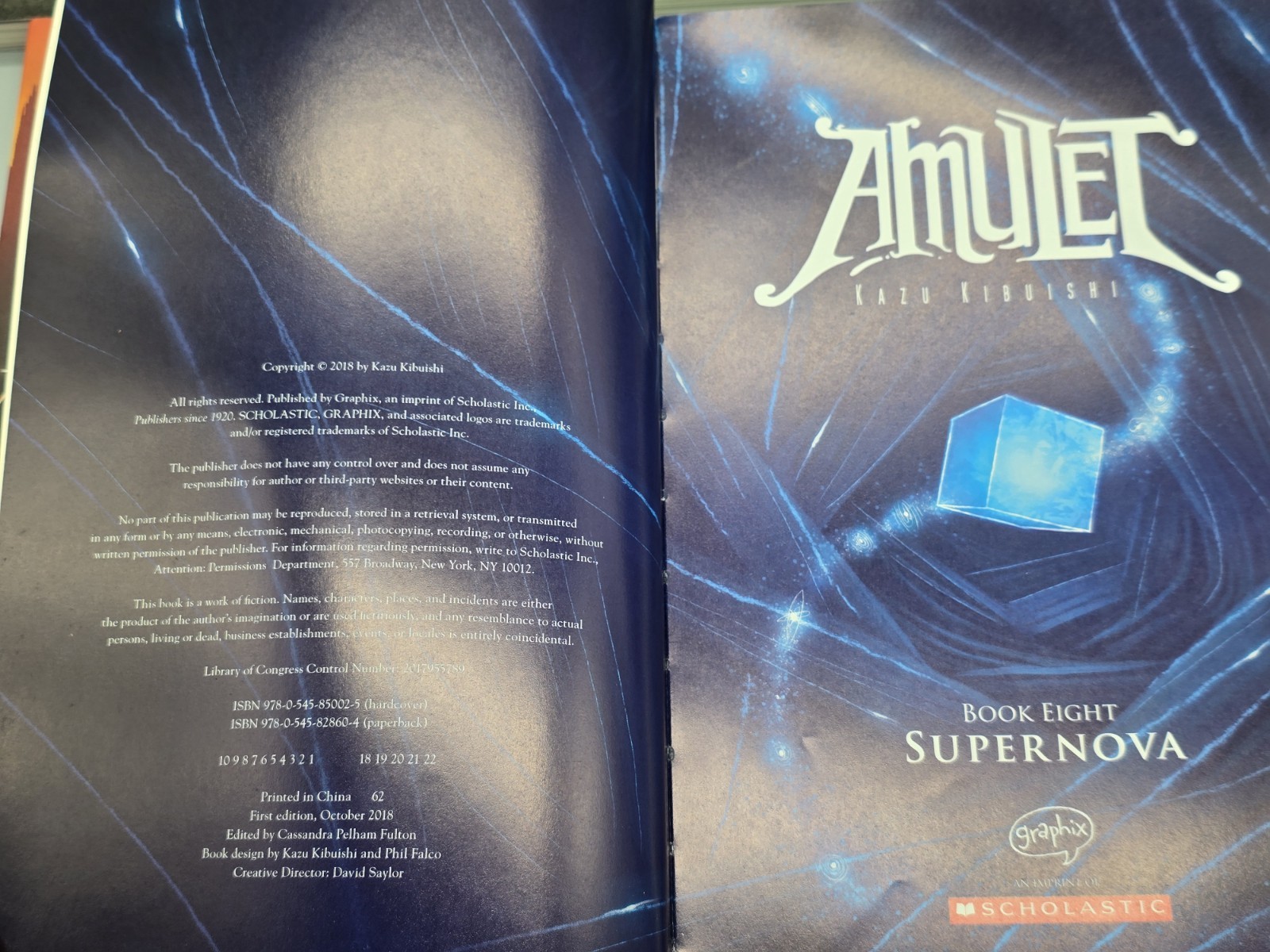 Lot of 5 Amulet Graphic Novels by Kazu Kibuishi Scholastic Books Vols 4 to 8