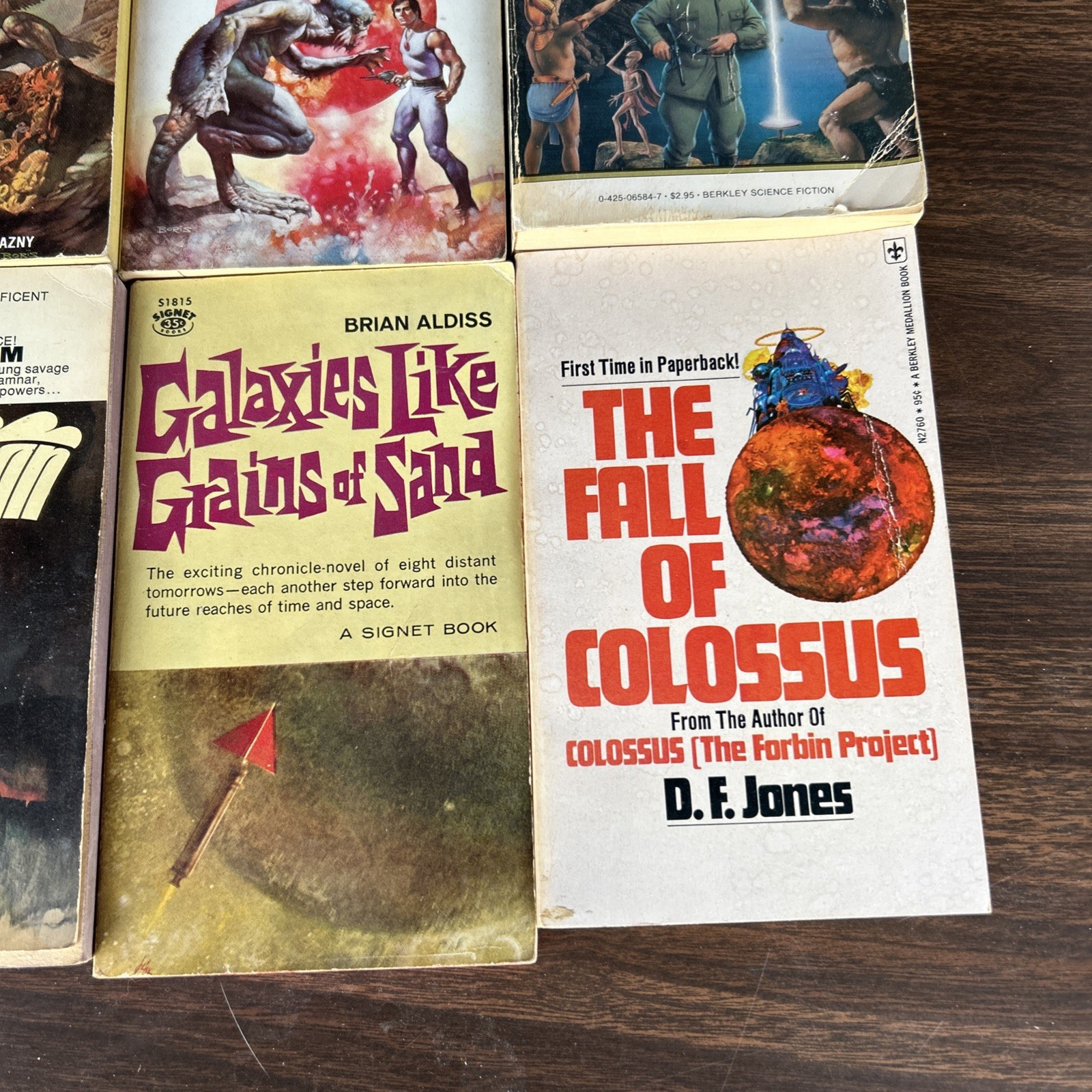 Lot Of 8 Vintage Science Fiction Paperbacks 60s 70s Philip Jose Farmer MORE!
