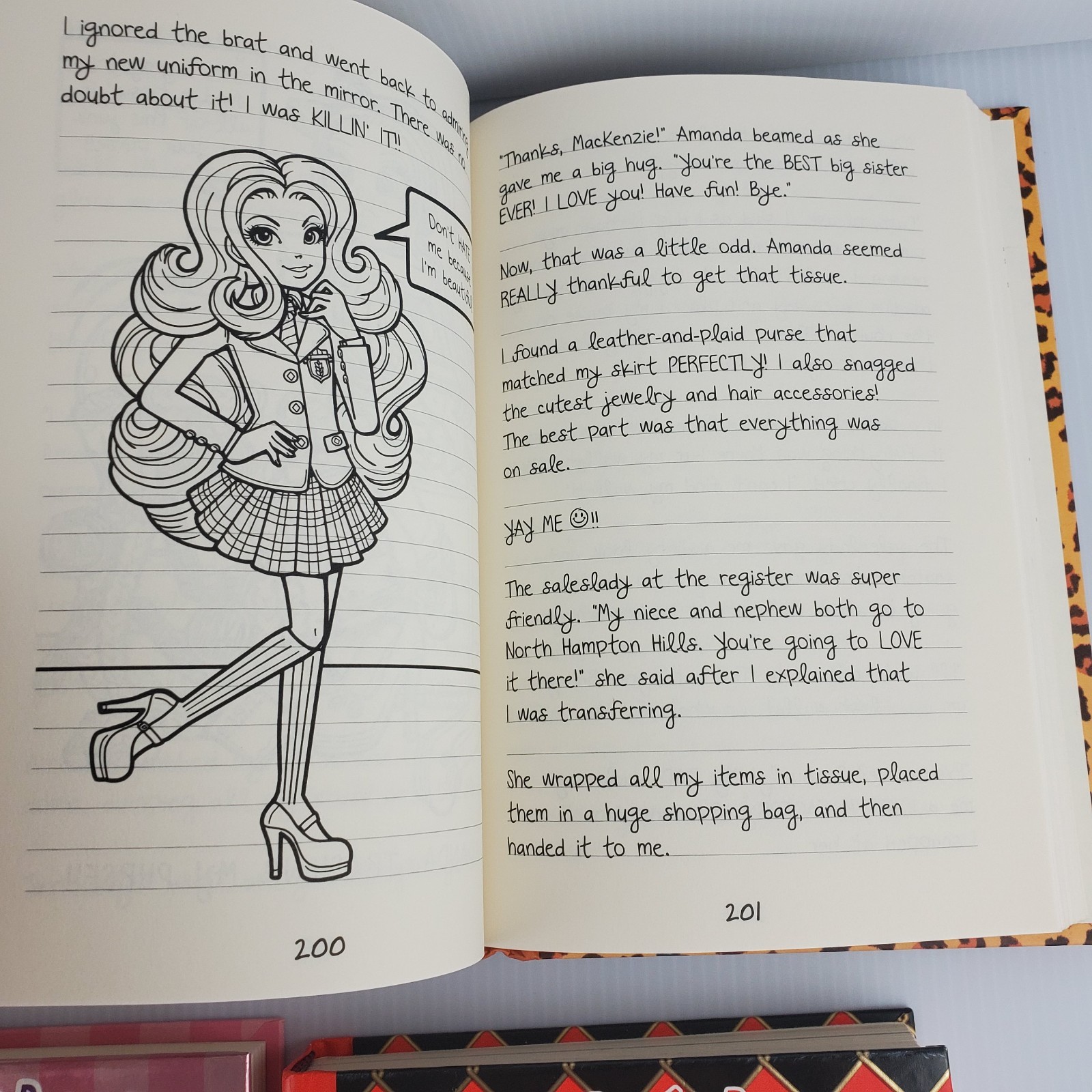 Lot of 7 Dork Diaries by Rachel Renee Russell Hardcover 1 2 4 9 10 13 15