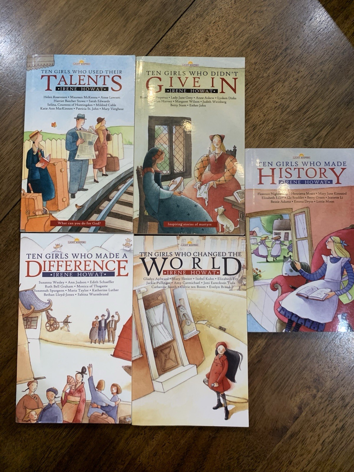 Irene Howat Lightkeepers Ten Girls 5-Book Paperback Box Set Ages 9-12